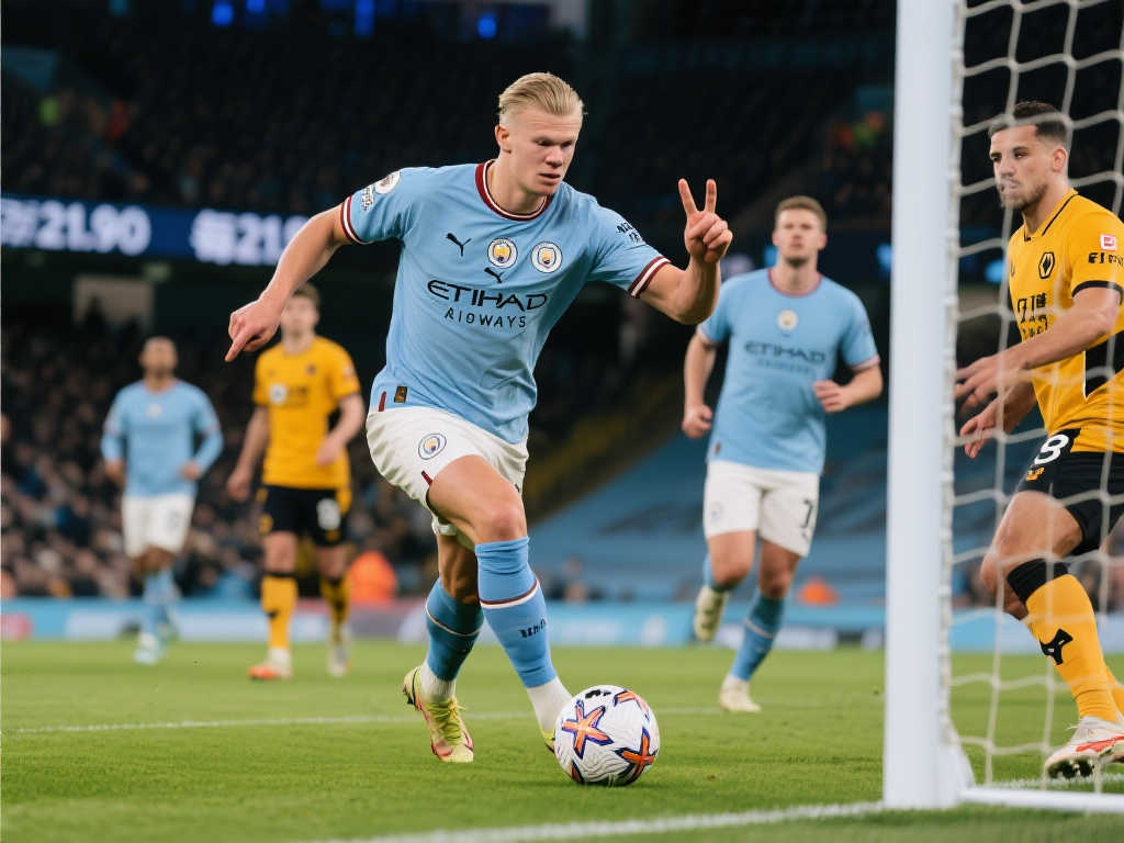 哈兰德英超效率惊人:平均21.9次触球破门,6.3次触球即射门 哈兰德英超效率惊人:平均21.9次触球破门,6.3次触球即射门